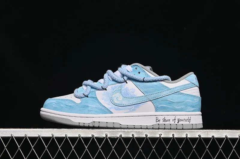 All categories Nk SB Dunk Series Nk SB Dunk Low High-end customized low-top sneakers Nike SB Dunk Low Ocean Blue Straps Low-top casual sneakers HF5441-105